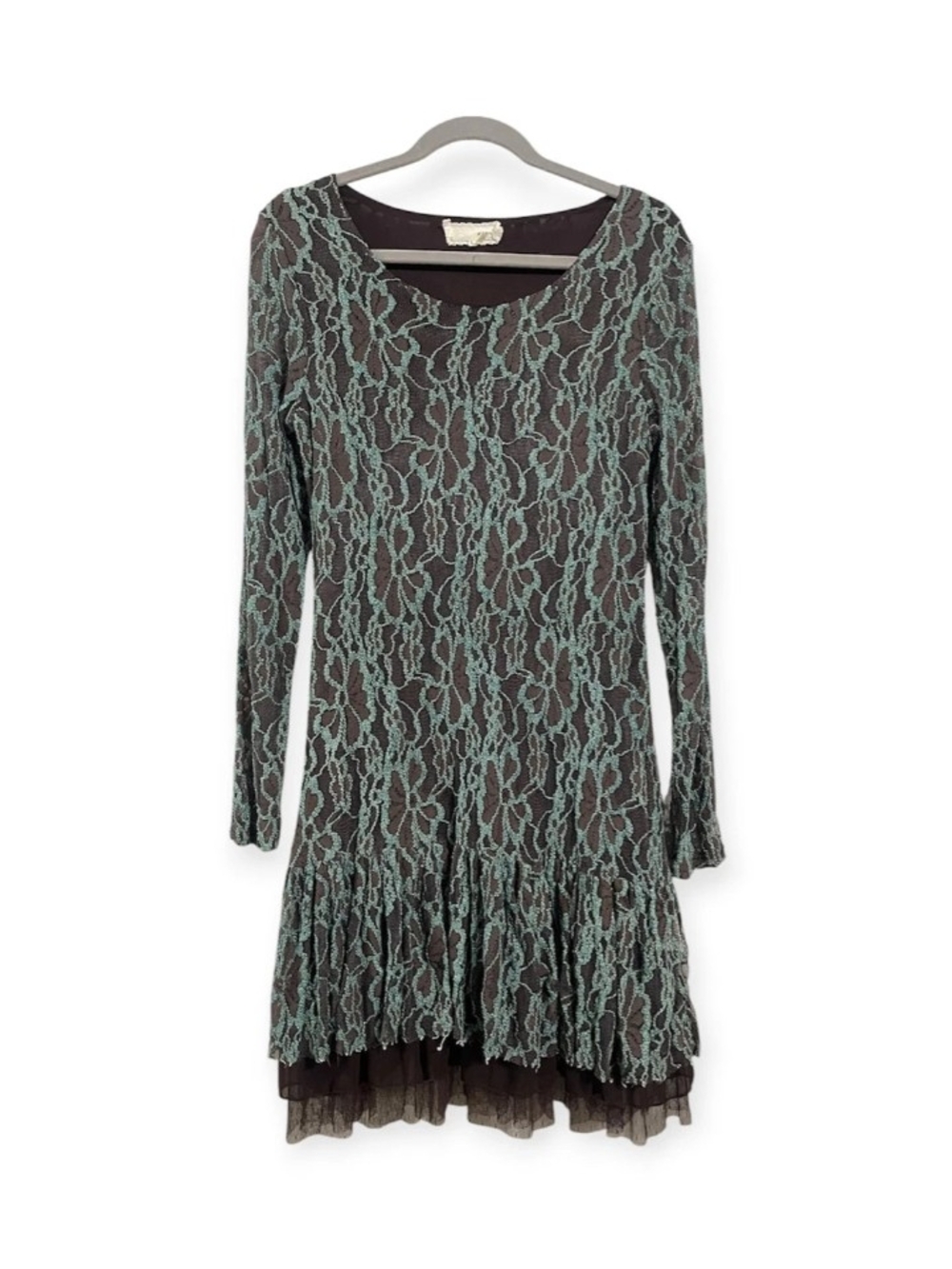 Antropologie Mint Lace Tunic Vintage Mint Lace Tunic Green & Black